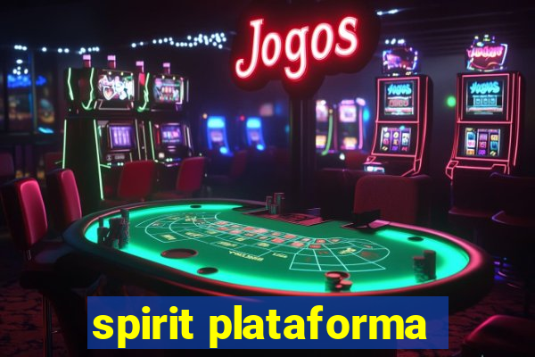 spirit plataforma